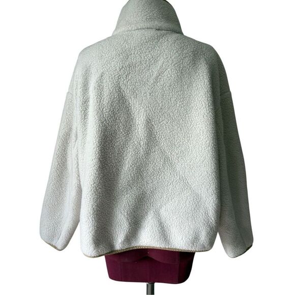 North Face Cragmont Fleece Jacket size M Vintage White Kelp Tan - Picture 3 of 11